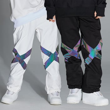 Νέα μόδα Ανδρικά και γυναικεία παντελόνια για χιόνι για χειμερινά υπαίθρια αθλητικά σαλιάρες Snowboarding Ολόσωμο παντελόνι αδιάβροχο ένδυμα για σκι Unsex