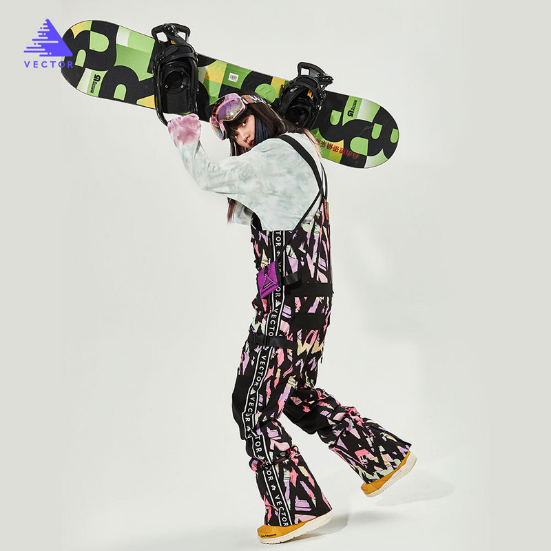 Ekstra debele muške ženske skijaške hlače ravni puni kombinezon zimski topli otporni na vjetar vodootporni sportovi na otvorenom snowboard motorne sanke