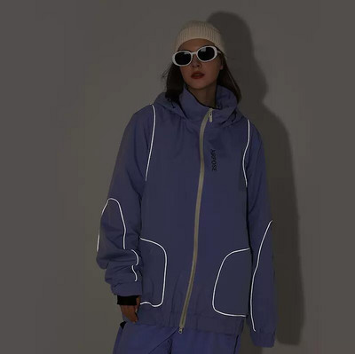 Costum de schi pentru damă, haină de iarnă pentru bărbați, îmbrăcăminte pentru snowboard, jachetă de zăpadă, rezistentă la vânt, impermeabilă, jachete calde de schi, haine de sport termice pentru schi