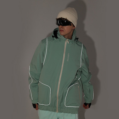 Costum de schi pentru damă, haină de iarnă pentru bărbați, îmbrăcăminte pentru snowboard, jachetă de zăpadă, rezistentă la vânt, impermeabilă, jachete calde de schi, haine de sport termice pentru schi