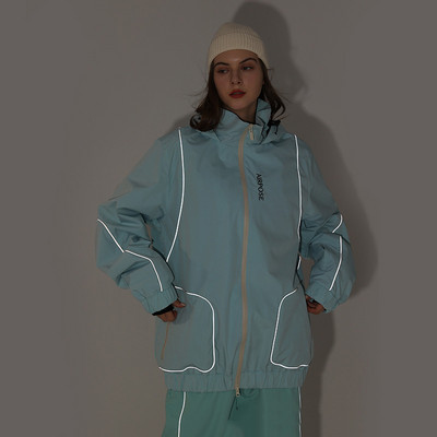 Costum de schi pentru damă, haină de iarnă pentru bărbați, îmbrăcăminte pentru snowboard, jachetă de zăpadă, rezistentă la vânt, impermeabilă, jachete calde de schi, haine de sport termice pentru schi