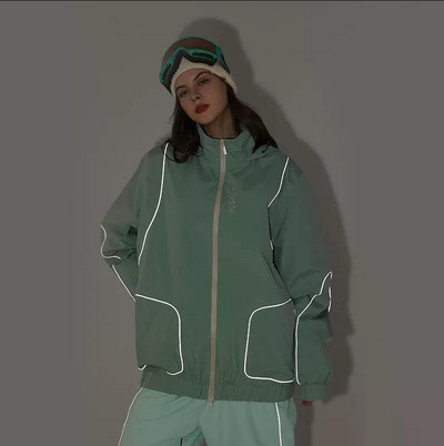 Costum de schi pentru damă, haină de iarnă pentru bărbați, îmbrăcăminte pentru snowboard, jachetă de zăpadă, rezistentă la vânt, impermeabilă, jachete calde de schi, haine de sport termice pentru schi