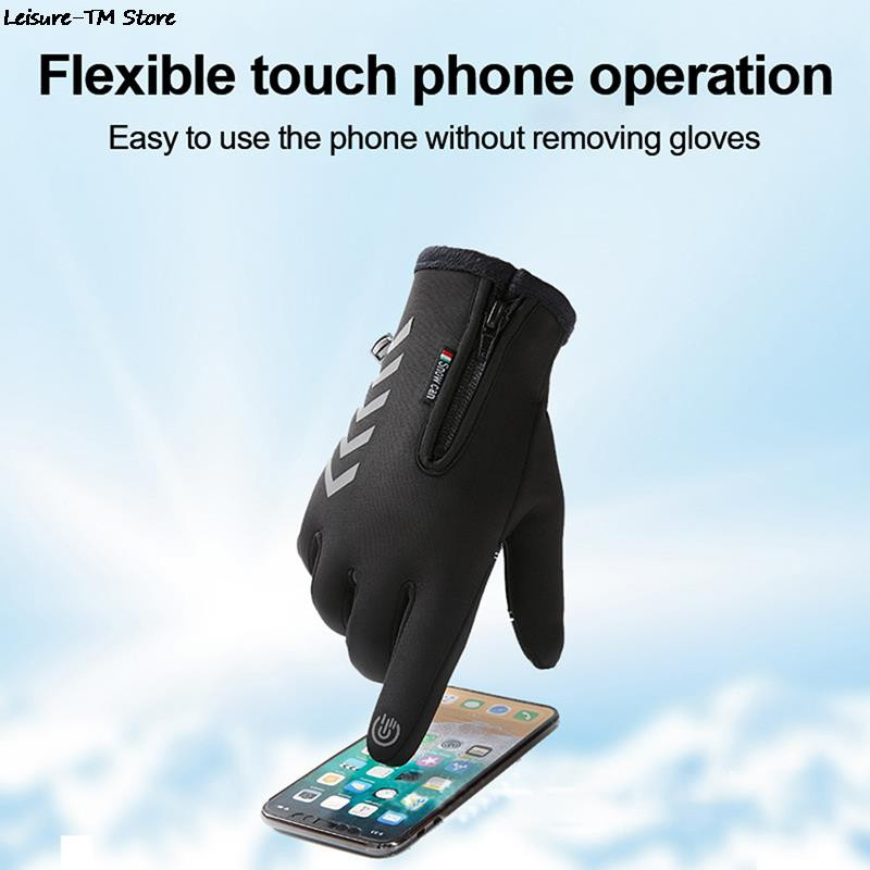 Zaslon osjetljiv na dodir Zimske Termalne Tople Rukavice za pune prste Za Biciklizam Bicikl Bicikl Skijanje Kampiranje na otvorenom Planinarenje Motocikl