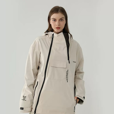 Jachetă de schi Bărbați Iarnă Nou Top Femei Sport de munte în aer liber Purtă de snowboard Costum de zăpadă cald Rezistent la vânt Îmbrăcăminte cu glugă impermeabilă