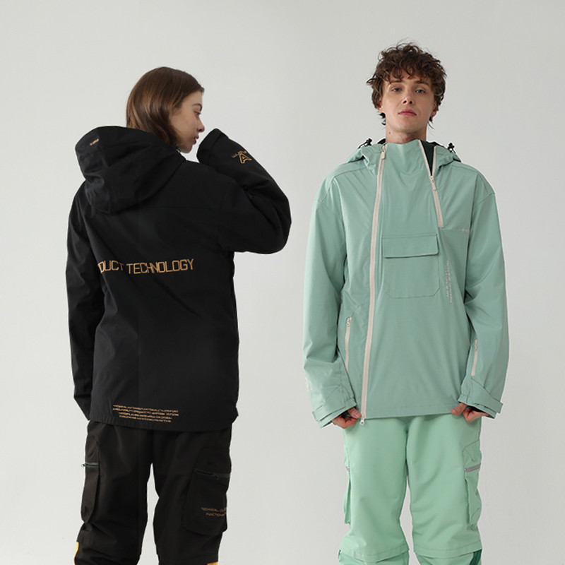 Jachetă de schi Bărbați Iarnă Nou Top Femei Sport de munte în aer liber Purtă de snowboard Costum de zăpadă cald Rezistent la vânt Îmbrăcăminte cu glugă impermeabilă