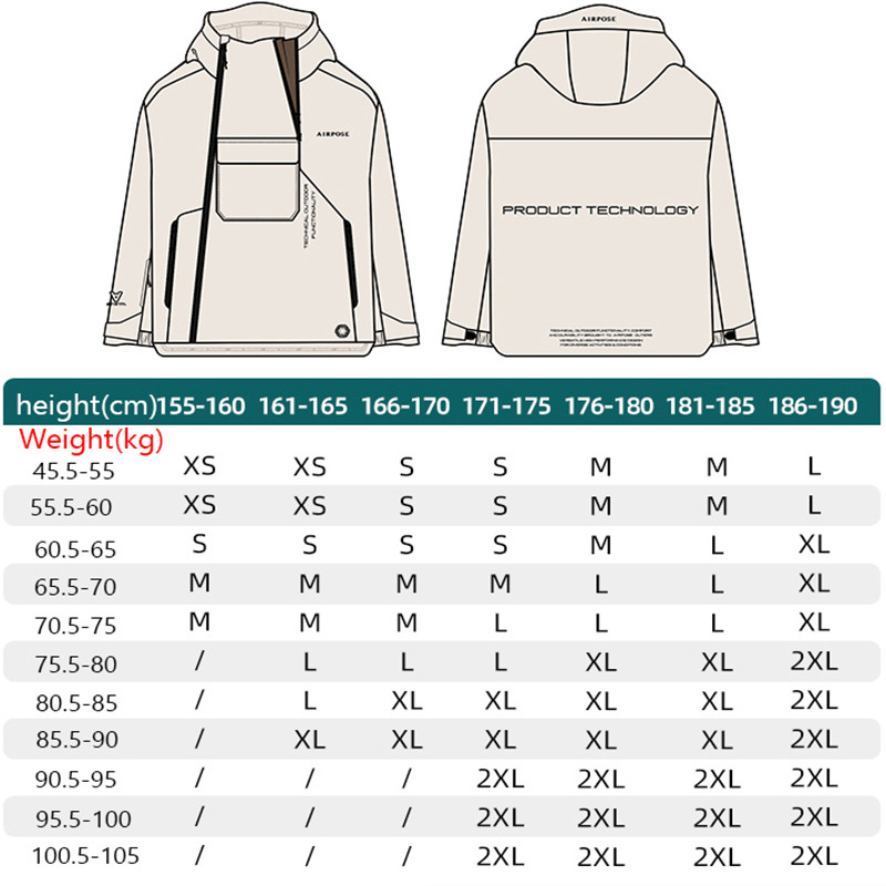 Jachetă de schi Bărbați Iarnă Nou Top Femei Sport de munte în aer liber Purtă de snowboard Costum de zăpadă cald Rezistent la vânt Îmbrăcăminte cu glugă impermeabilă