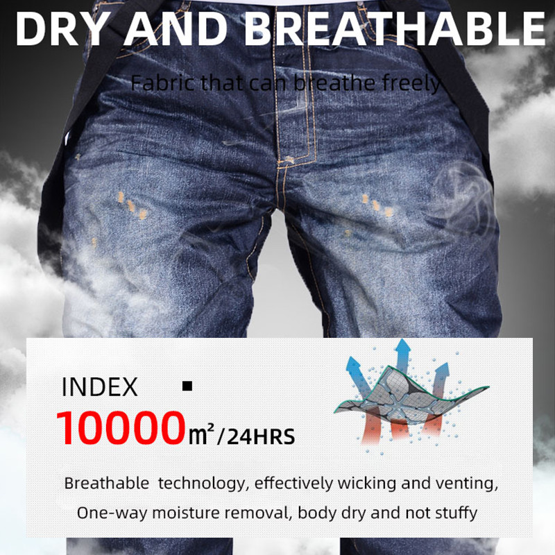 -30 de grade noi pantaloni de zăpadă Jean pentru bărbați 10K pantaloni termici de schi impermeabili Pantaloni de schi snowboard îmbrăcăminte sport de iarnă în aer liber pentru bărbați