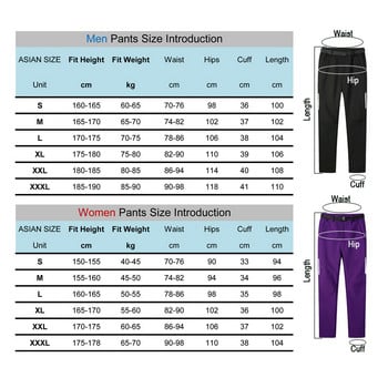 TRVLWEGO Ски панталони Зимни външни ветроустойчиви Къмпинг Туризъм Сноуборд Мъжки панталони за сняг Трекинг Водоустойчиви топли нощни панталони