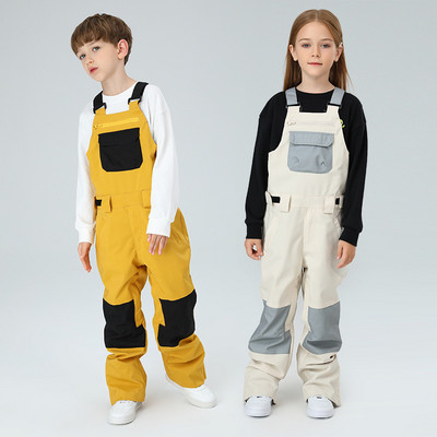 Salopete de schi pentru copii noi Salopete de snowboard iarna in aer liber calduroase rezistente la vant impermeabile baieti fete pantaloni de schi pantaloni de schi pentru copii