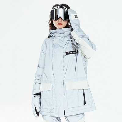 Nova skijaška jakna Topli vodootporni snježni kaputi Vjetrootporna skijaška odjeća Ženska skijaška jakna za skijanje na otvorenom Hoodie Planinarski kombinezoni