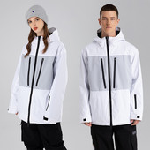 Moteriška snieglenčių striukė su gobtuvu Sportinė lauko vyrų slidinėjimo paltai Atsparūs vėjui žiema, šilta moteriška sportinis kostiumas kalnų vyro viršutiniai drabužiai