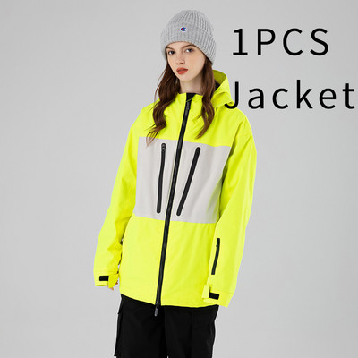 Moteriška snieglenčių striukė su gobtuvu Sportinė lauko vyrų slidinėjimo paltai Atsparūs vėjui žiema, šilta moteriška sportinis kostiumas kalnų vyro viršutiniai drabužiai