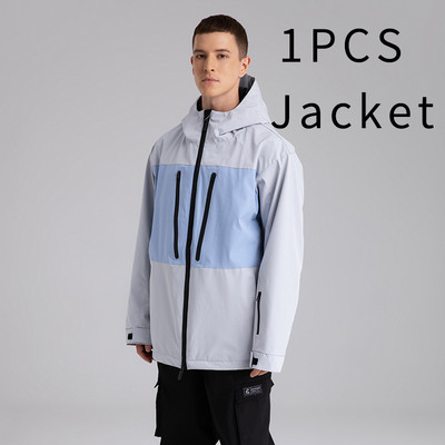 Moteriška snieglenčių striukė su gobtuvu Sportinė lauko vyrų slidinėjimo paltai Atsparūs vėjui žiema, šilta moteriška sportinis kostiumas kalnų vyro viršutiniai drabužiai