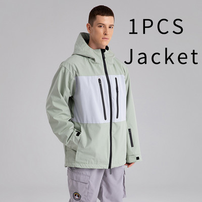 Moteriška snieglenčių striukė su gobtuvu Sportinė lauko vyrų slidinėjimo paltai Atsparūs vėjui žiema, šilta moteriška sportinis kostiumas kalnų vyro viršutiniai drabužiai