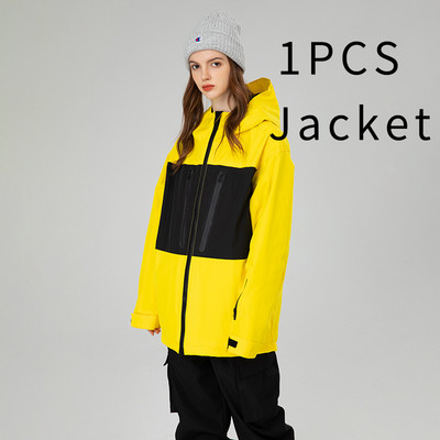 Moteriška snieglenčių striukė su gobtuvu Sportinė lauko vyrų slidinėjimo paltai Atsparūs vėjui žiema, šilta moteriška sportinis kostiumas kalnų vyro viršutiniai drabužiai