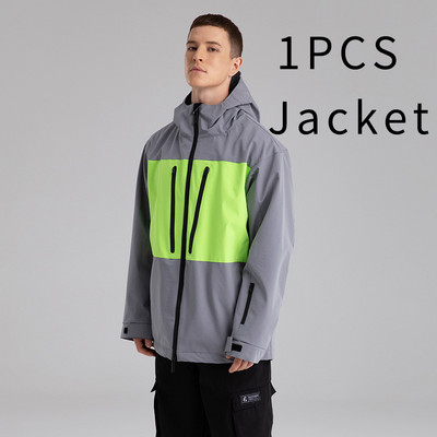 Moteriška snieglenčių striukė su gobtuvu Sportinė lauko vyrų slidinėjimo paltai Atsparūs vėjui žiema, šilta moteriška sportinis kostiumas kalnų vyro viršutiniai drabužiai