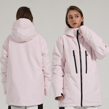 2022 Γυναικεία παλτό σκι με κουκούλα χειμερινού αθλητισμού Ανδρικό μπουφάν για χιόνι Εξωτερικό ζεστό ανδρικό σνόουμπορντ Εξωτερικά ρούχα αντιανεμική γυναικεία φόρμα