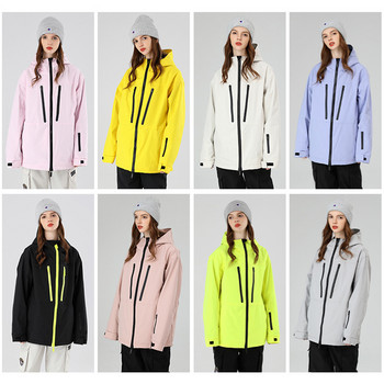 Ανδρικά παλτό χιονιού με κουκούλα, χειμωνιάτικα ζεστά μπουφάν για σκι Αθλητικά υπαίθρια γυναικεία φόρμα ορεινής ανδρικής φόρμας Εξωτερικά ρούχα