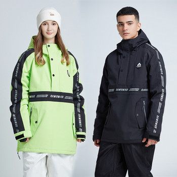 Γυναικείο μπουφάν για χειμερινό χιόνι με κουκούλα στο βουνό Snowboarding Ανδρικά παλτά για υπαίθρια αθλητικά ανδρικά πανωφόρια για σκι αντιανεμική ζεστή γυναικεία φόρμα
