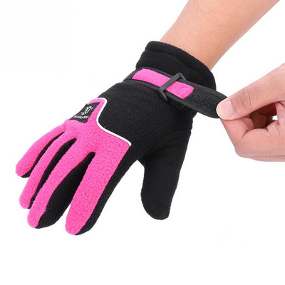 Mănuși de iarnă Femei Bărbați Sport în aer liber Mănuși calde Rezistenta la vânt Mănuși calde cu degetul complet pentru camping în aer liber Schi Mănuși de ciclism