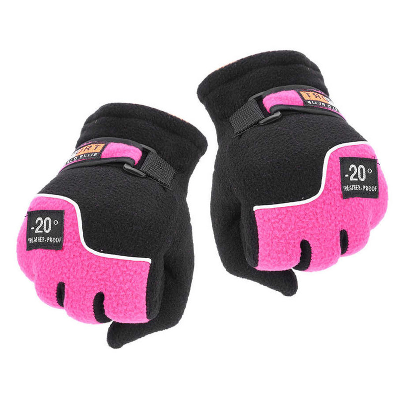 Mănuși de iarnă Femei Bărbați Sport în aer liber Mănuși calde Rezistenta la vânt Mănuși calde cu degetul complet pentru camping în aer liber Schi Mănuși de ciclism