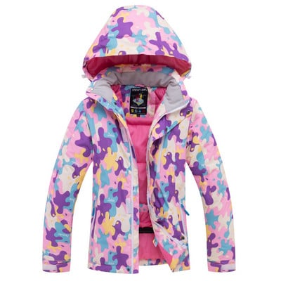 Szabadtéri gyermek síruha készletek téli lány/fiú snowboardos ruházat síkabát Vízálló szélálló termokabát + nadrág