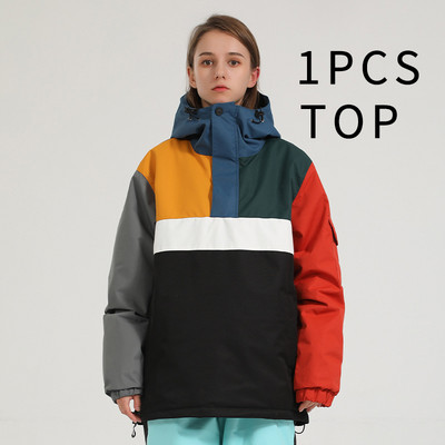 Moteriškos slidinėjimo striukės su šiltu gobtuvu Žiemos sportui Moteriški sniego paltai Snieglentės Neperšlampami moteriški viršutiniai drabužiai Neperpučiami kalnų sportiniai kostiumai