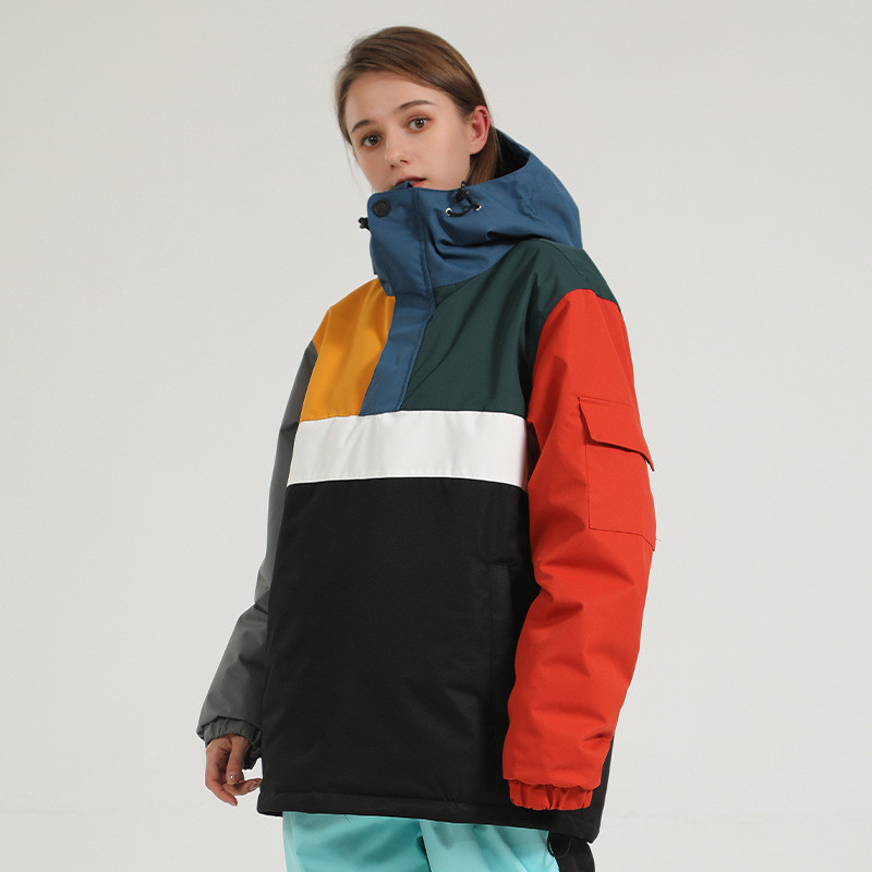 Moteriškos slidinėjimo striukės su šiltu gobtuvu Žiemos sportui Moteriški sniego paltai Snieglentės Neperšlampami moteriški viršutiniai drabužiai Neperpučiami kalnų sportiniai kostiumai