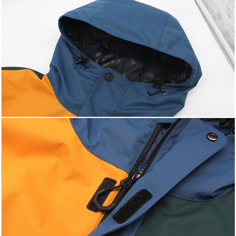 Moteriškos slidinėjimo striukės su šiltu gobtuvu Žiemos sportui Moteriški sniego paltai Snieglentės Neperšlampami moteriški viršutiniai drabužiai Neperpučiami kalnų sportiniai kostiumai