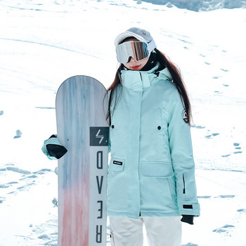 2022 Χειμερινά αδιάβροχα γυναικεία παλτό χιονιού Ζεστά σνόουμπορντ γυναικεία μπουφάν για σκι Αντιανεμικά εξωτερικά ενδύματα Sport Mountain γυναικεία φόρμα