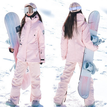 2022 Зимни водоустойчиви женски снежни палта Топли сноуборд женски ски якета Ветроустойчиви връхни дрехи Спортни планински дамски анцуг