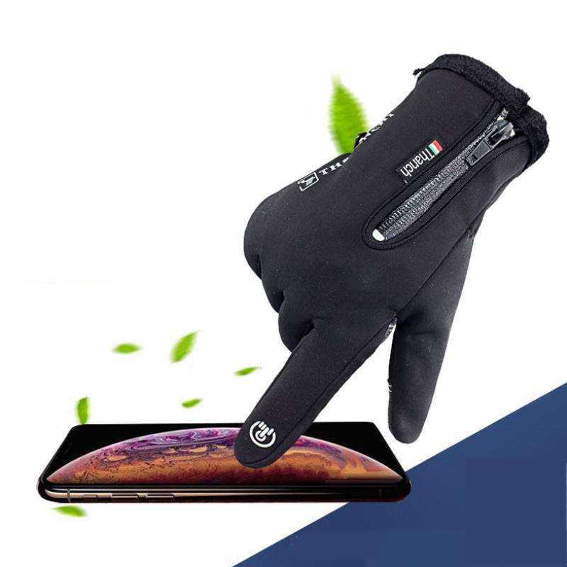 Mănuși pentru bărbați, iarnă, catifea, schi, căldură, femei, ecran tactil, anti-alunecare, groasă, rezistentă la vânt, impermeabilă, sport, alergare, ciclism, drumeții, mănuși