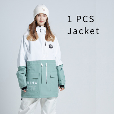 2022 m. Neperšlampamas šiltas moteriškas slidinėjimo paltas su gobtuvu, snieglenčių striukės, vyriškos sportinės kalnų ilgos moteriškos viršutinės aprangos, atsparios vėjui vyriškas sportinis kostiumas