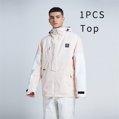 Lauko vyriški slidinėjimo paltai su gobtuvu Moteriška sniego striukė Sportinė, atspari vėjui, žiema, šilta, moteriška sportinis kostiumas kalnų snieglenčių sportui Vyro viršutiniai drabužiai