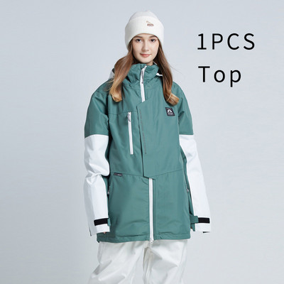 Lauko vyriški slidinėjimo paltai su gobtuvu Moteriška sniego striukė Sportinė, atspari vėjui, žiema, šilta, moteriška sportinis kostiumas kalnų snieglenčių sportui Vyro viršutiniai drabužiai
