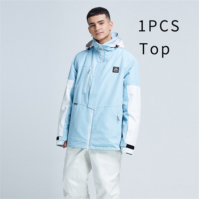 Lauko vyriški slidinėjimo paltai su gobtuvu Moteriška sniego striukė Sportinė, atspari vėjui, žiema, šilta, moteriška sportinis kostiumas kalnų snieglenčių sportui Vyro viršutiniai drabužiai