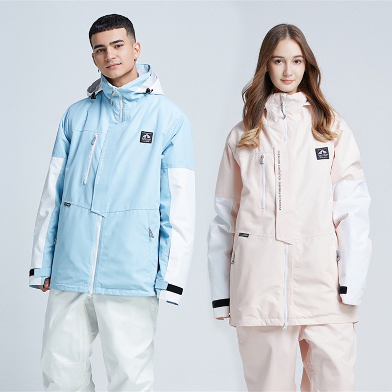 Lauko vyriški slidinėjimo paltai su gobtuvu Moteriška sniego striukė Sportinė, atspari vėjui, žiema, šilta, moteriška sportinis kostiumas kalnų snieglenčių sportui Vyro viršutiniai drabužiai