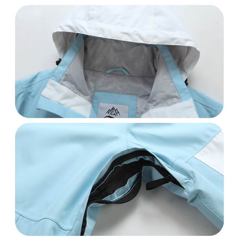 Lauko vyriški slidinėjimo paltai su gobtuvu Moteriška sniego striukė Sportinė, atspari vėjui, žiema, šilta, moteriška sportinis kostiumas kalnų snieglenčių sportui Vyro viršutiniai drabužiai
