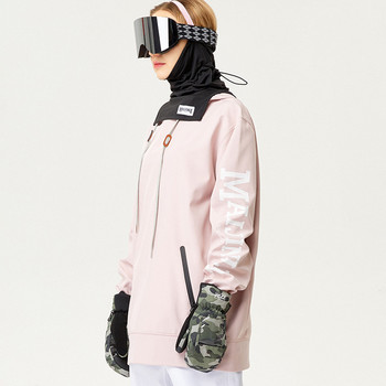 Ζεστά σνόουμπορντ γυναικεία μπουφάν για σκι Χειμερινά φλις γυναικεία παλτό χιονιού Αθλητικά αντιανεμικά γυναικεία εξωτερικά ρούχα Φόρμα για εφήβους για βουνά