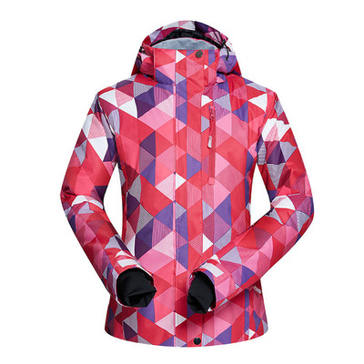Sport de iarnă Mantouri de zăpadă pentru femei Snowboard Călduș cu glugă Jachete de schi pentru femei Îmbrăcăminte exterioară pentru femei Trening de munte rezistent la vânt