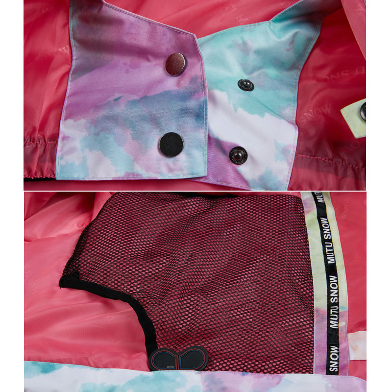 Sport de iarnă Mantouri de zăpadă pentru femei Snowboard Călduș cu glugă Jachete de schi pentru femei Îmbrăcăminte exterioară pentru femei Trening de munte rezistent la vânt