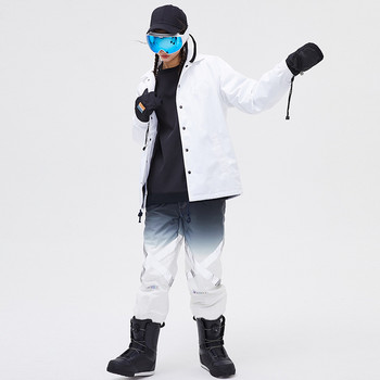 Γυναικείο μπουφάν για σκι Snow Jackrt Ανδρικό αναπνεύσιμο κοστούμι σκι Μόδα Snowboard Φορέστε αδιάβροχο τζάκετ Γυναικείο χιόνι Μπλουζάκι
