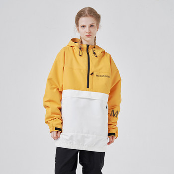 Νέο μπουφάν σκι ανδρικό κοστούμι σκι Γυναικείο αδιάβροχο χειμερινό παλτό Αναπνεύσιμο Ζεστό Snowboard Φορέστε πουλόβερ Hoodie Πανί Snow Μπουφάν πεζοπορίας