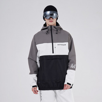 Νέο μπουφάν σκι ανδρικό κοστούμι σκι Γυναικείο αδιάβροχο χειμερινό παλτό Αναπνεύσιμο Ζεστό Snowboard Φορέστε πουλόβερ Hoodie Πανί Snow Μπουφάν πεζοπορίας