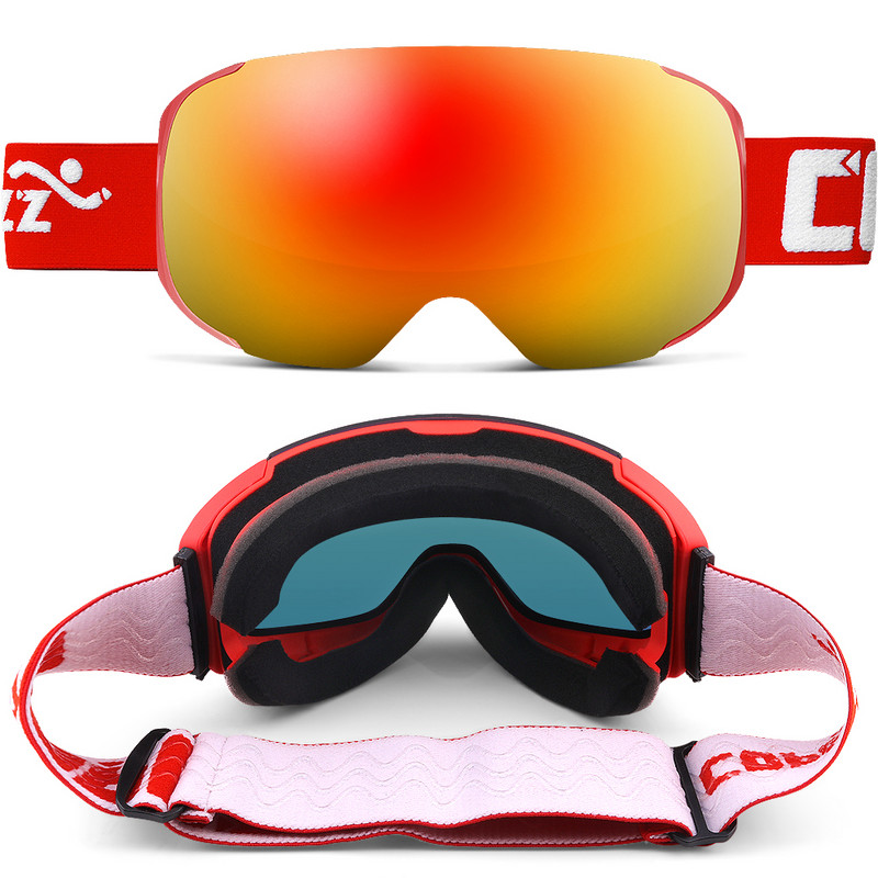 Skijaške naočale marke COPOZZ, zamjenjive magnetske leće UV400 protiv magljenja, skijaška maska za snijeg, skijanje, muške, ženske naočale za snowboard GOG-2181