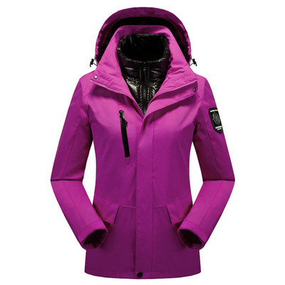 Дамски ски костюм Дебел топъл ветроустойчив водоустойчив ски яке Комплект панталони Дамски костюми за сноуборд Панталони за сняг Облекло за открито