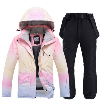 2021 νέα ρούχα σκι μονή σανίδα διπλή σανίδα γυναικεία χειμερινή εξωτερική αντιανεμική, αδιάβροχη και ζεστή κορεατική έκδοση
