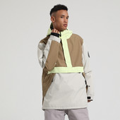 Slidinėjimo striukė Vyriški sniego drabužiai Laisvi snieglentės drabužiai, atsparūs vandeniui, vėjui nepralaidūs, kvėpuojantys, šilti lauko slidinėjimo kostiumai, moteriški porai