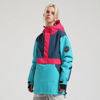 Μπουφάν σκι Ανδρικά ρούχα για χιόνι Φαρδιά ρούχα για Snowboard Αδιάβροχο αντιανεμικό αναπνεύσιμο ζεστό κοστούμι σκι εξωτερικού χώρου Γυναικείο παλτό για ζευγάρι