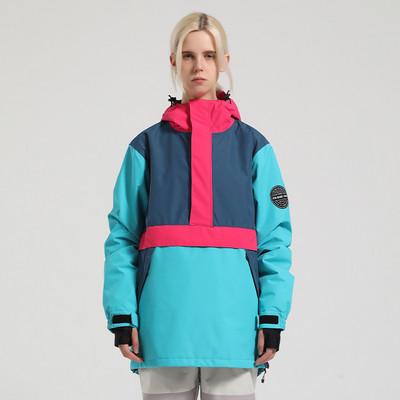 Slidinėjimo striukė Vyriški sniego drabužiai Laisvi snieglentės drabužiai, atsparūs vandeniui, vėjui nepralaidūs, kvėpuojantys, šilti lauko slidinėjimo kostiumai, moteriški porai